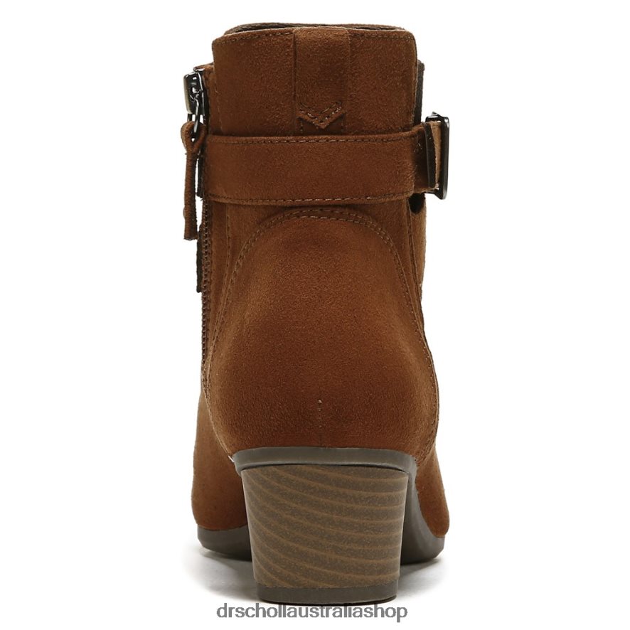 Berlin Wedge Bootie Unisex Dr. Scholl\'s 4Z4JXV241 Copper Brown Fabric