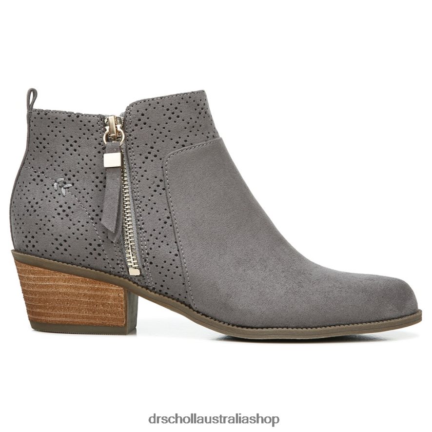Brianna Bootie Unisex Dr. Scholl\'s 4Z4JXV136 Dark Shadow Grey Microfiber
