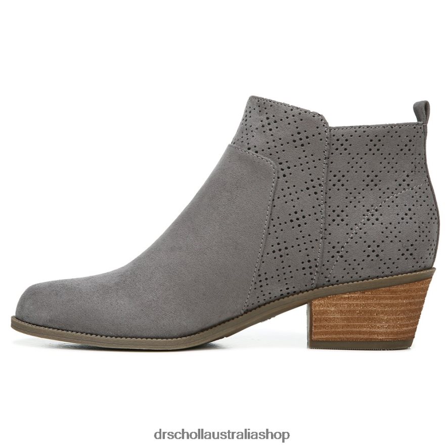 Brianna Bootie Unisex Dr. Scholl\'s 4Z4JXV136 Dark Shadow Grey Microfiber