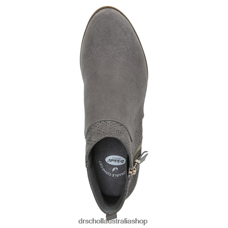 Brianna Bootie Unisex Dr. Scholl\'s 4Z4JXV136 Dark Shadow Grey Microfiber