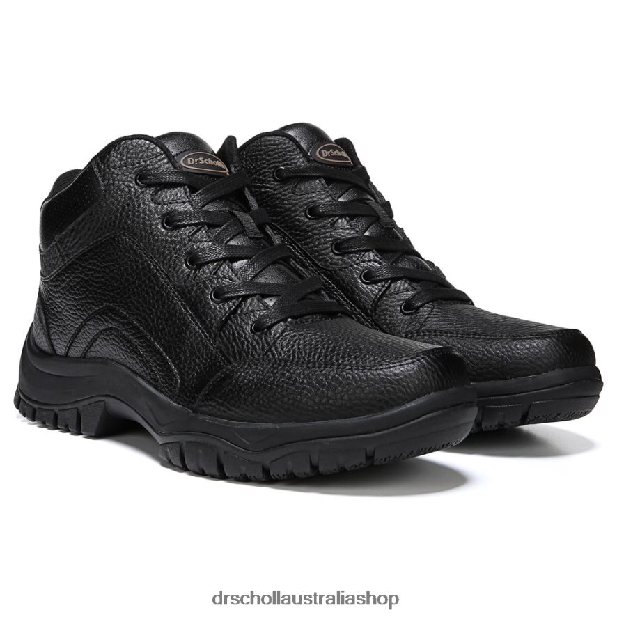 Charge Slip Resistant Work Boot Unisex Dr. Scholl's 4Z4JXV294 Black Leather