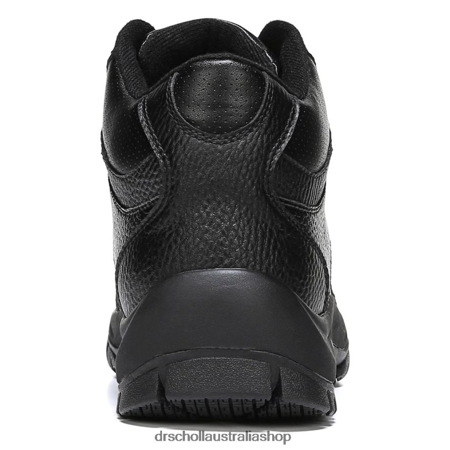 Charge Slip Resistant Work Boot Unisex Dr. Scholl\'s 4Z4JXV294 Black Leather