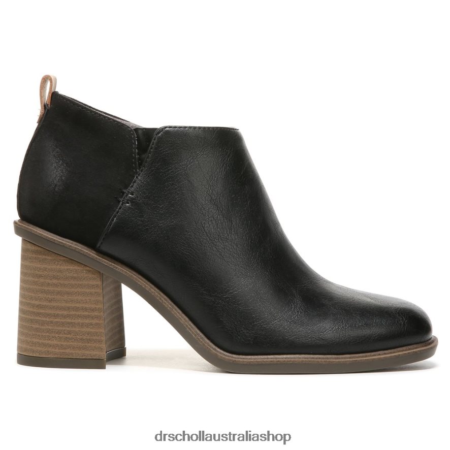 Roxanne Block Heel Ankle Boot Unisex Dr. Scholl\'s 4Z4JXV246 Black Synthetic