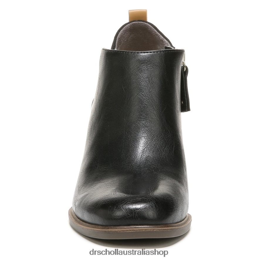 Roxanne Block Heel Ankle Boot Unisex Dr. Scholl\'s 4Z4JXV246 Black Synthetic