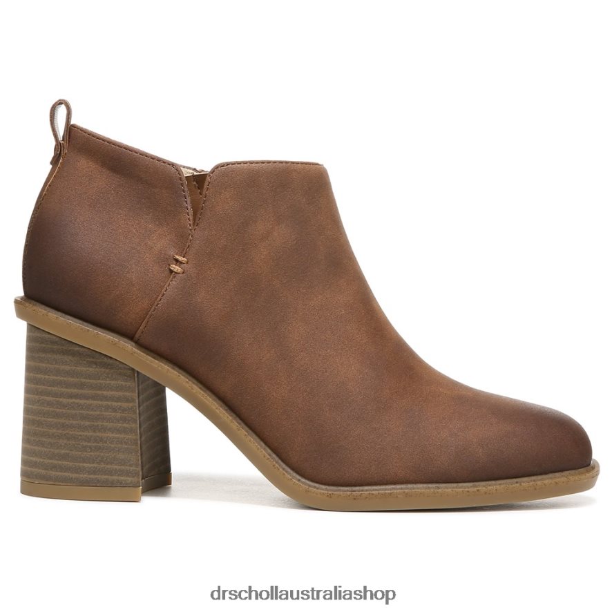 Roxanne Block Heel Ankle Boot Unisex Dr. Scholl\'s 4Z4JXV247 New Copper Brown Synthetic