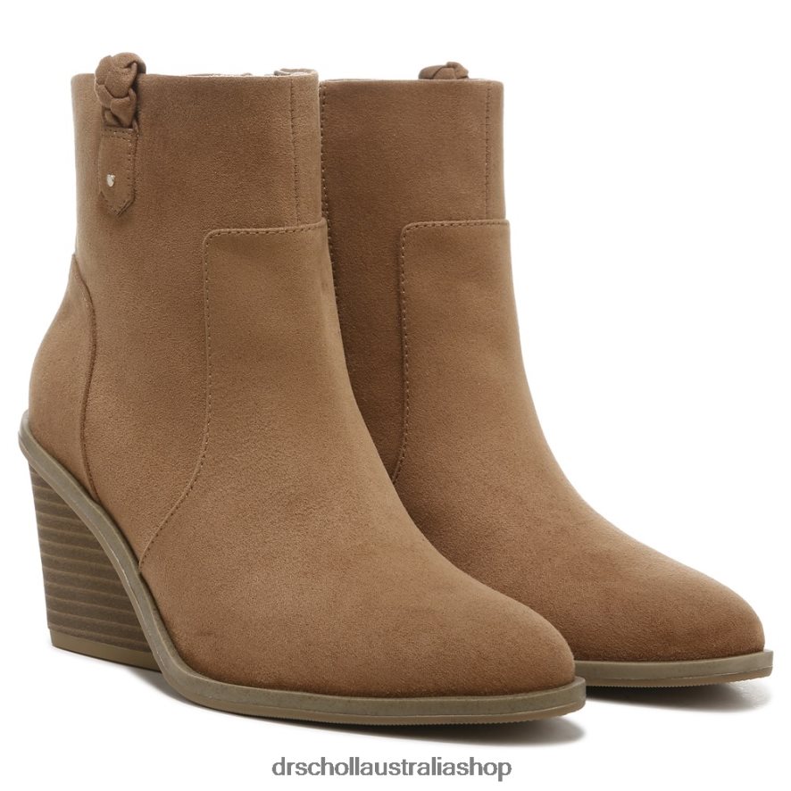 Mirage Wedge Bootie Unisex Dr. Scholl's 4Z4JXV169 Chip Brown Fabric