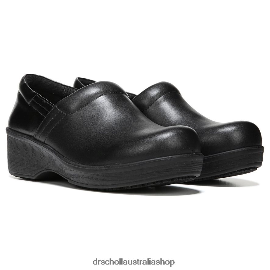 Dynamo Slip Resistant Clog Unisex Dr. Scholl's 4Z4JXV153 Black Leather
