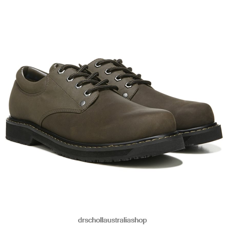 Harrington II Slip Resistant Oxford Unisex Dr. Scholl's 4Z4JXV284 Brown Leather