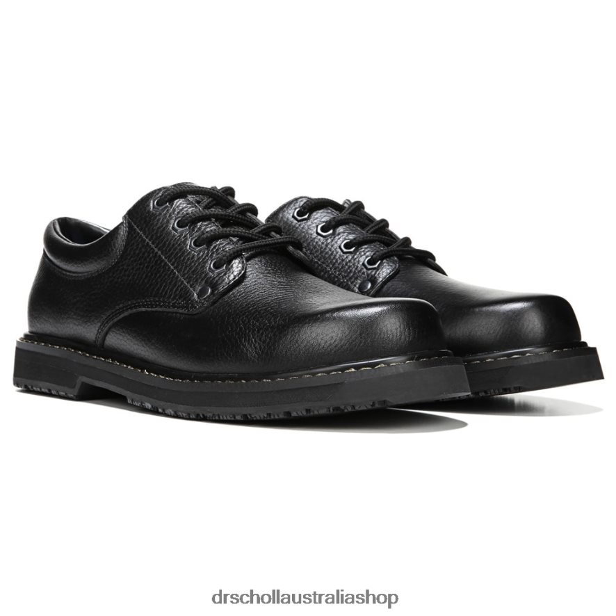 Harrington II Slip Resistant Oxford Unisex Dr. Scholl's 4Z4JXV285 Black Leather