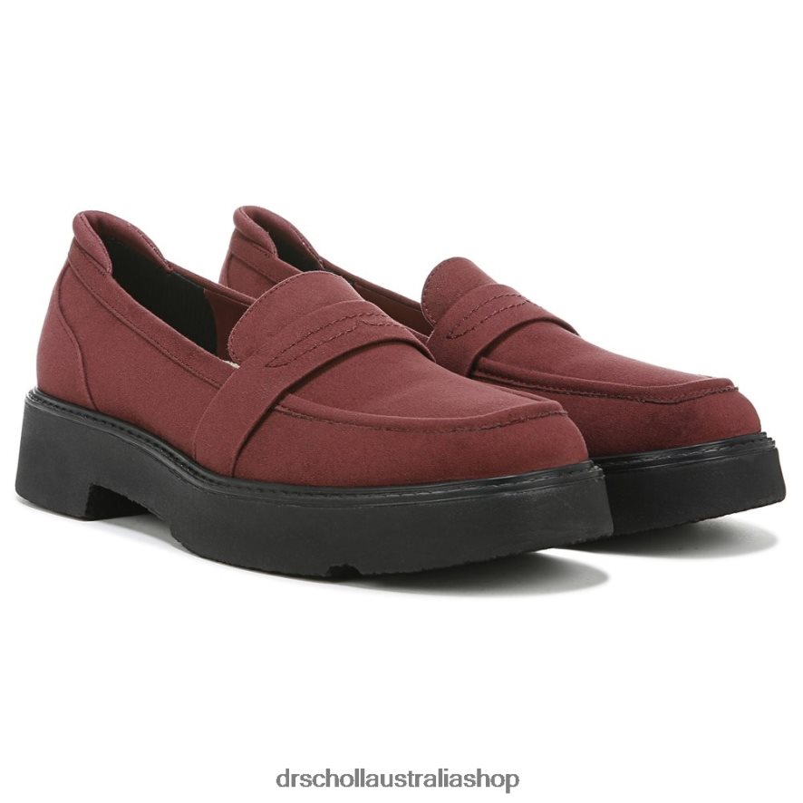 Vibrant Loafer Unisex Dr. Scholl's 4Z4JXV227 Rich Red Fabric
