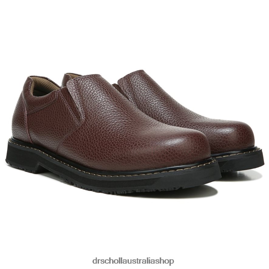 Winder II Slip Resistant Slip On Unisex Dr. Scholl's 4Z4JXV289 Brown Leather