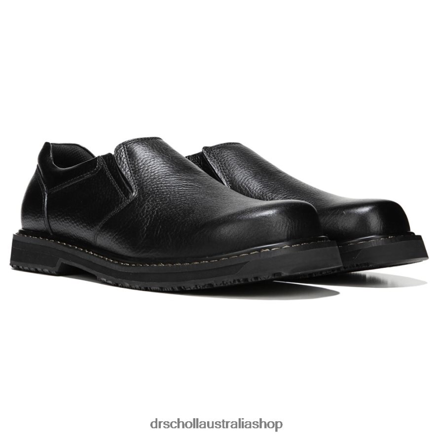 Winder II Slip Resistant Slip On Unisex Dr. Scholl's 4Z4JXV290 Black Leather