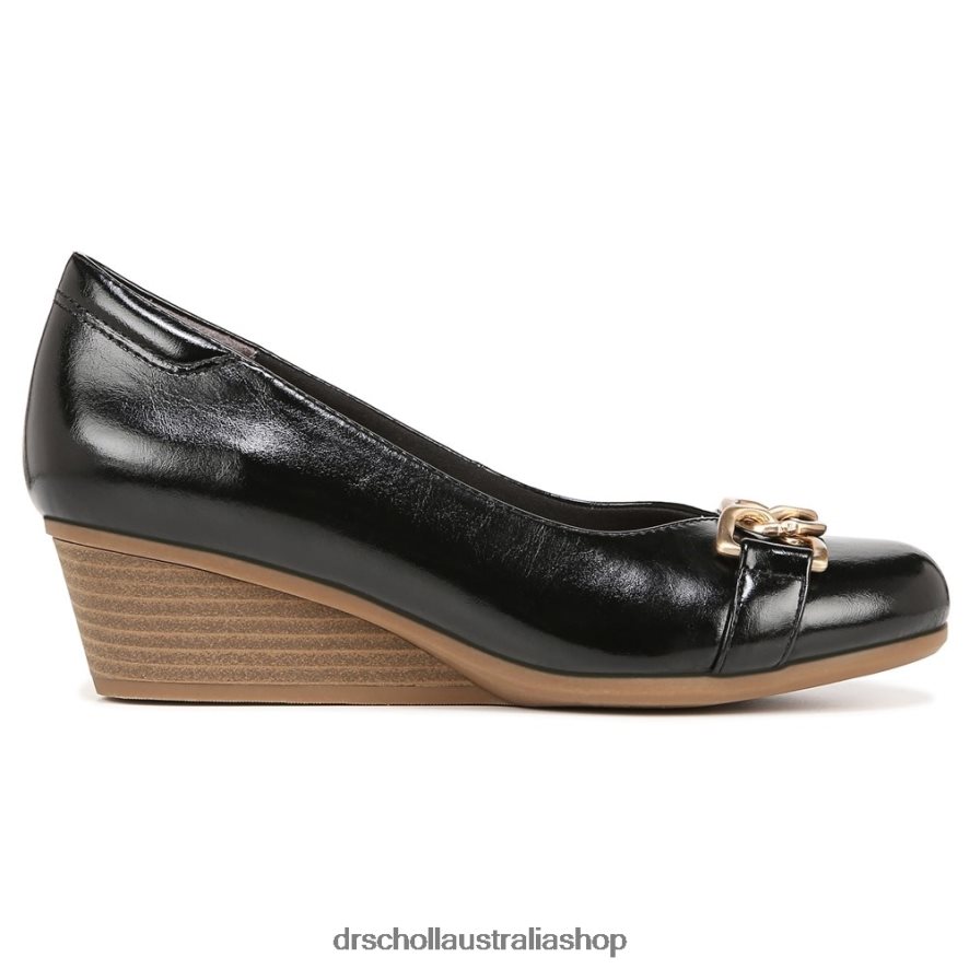 Be Adorned Wedge Unisex Dr. Scholl\'s 4Z4JXV92 Black Synthetic