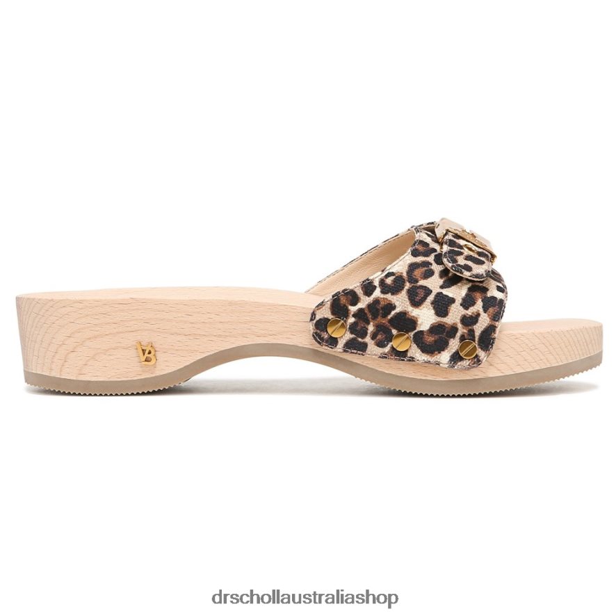 Original Sandal Unisex Dr. Scholl\'s x Veronica Beard 4Z4JXV118 Leopard Print Canvas