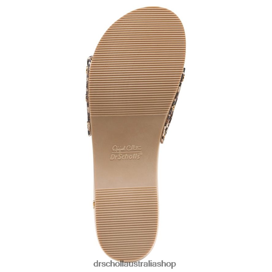 Original Sandal Unisex Dr. Scholl\'s x Veronica Beard 4Z4JXV118 Leopard Print Canvas