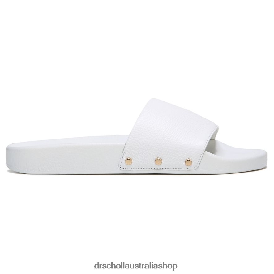 Pisces Pool Slide Sandal Unisex Dr. Scholl\'s 4Z4JXV188 White Leather