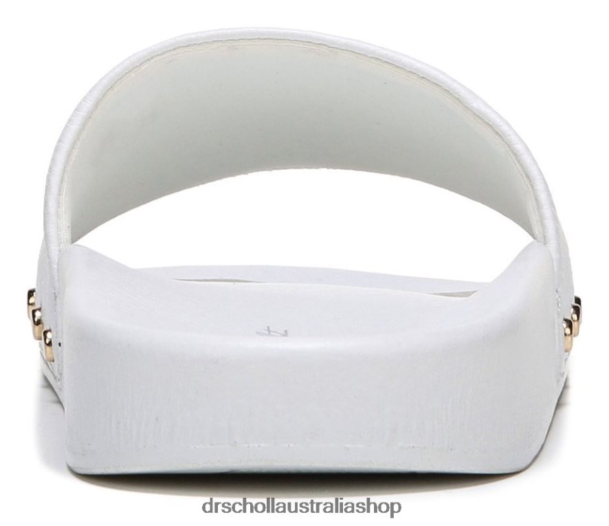 Pisces Pool Slide Sandal Unisex Dr. Scholl\'s 4Z4JXV188 White Leather