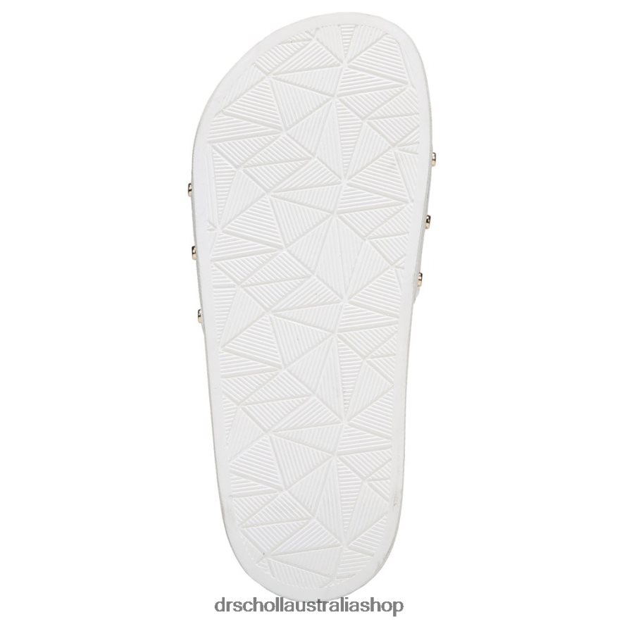 Pisces Pool Slide Sandal Unisex Dr. Scholl\'s 4Z4JXV188 White Leather