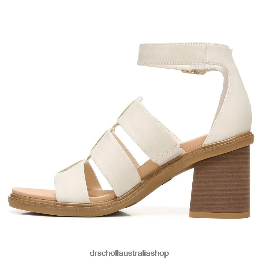 Eleanor Block Heel Sandal Unisex Dr. Scholl\'s 4Z4JXV245 Tofu White Synthetic