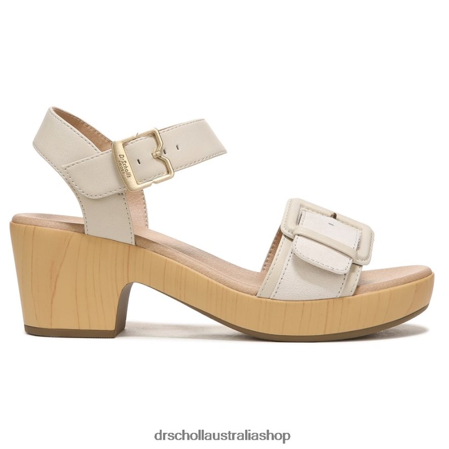 Felicity Too Block Heel Sandal Unisex Dr. Scholl\'s 4Z4JXV161 Seashell Beige Synthetic