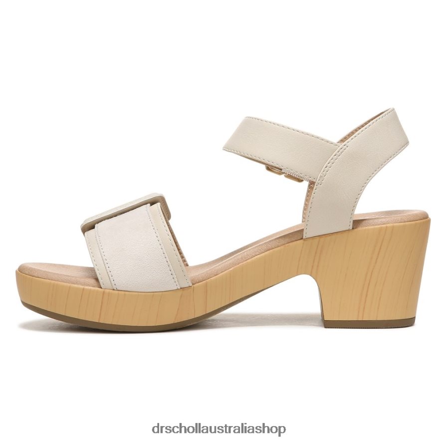 Felicity Too Block Heel Sandal Unisex Dr. Scholl\'s 4Z4JXV161 Seashell Beige Synthetic