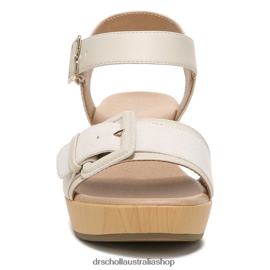 Felicity Too Block Heel Sandal Unisex Dr. Scholl\'s 4Z4JXV161 Seashell Beige Synthetic