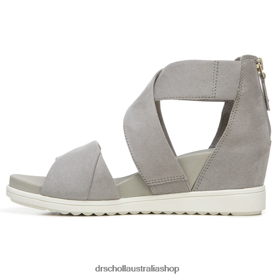 Golden Hour Gladiator Sandal Unisex Dr. Scholl\'s 4Z4JXV234 Soft Grey Microfiber