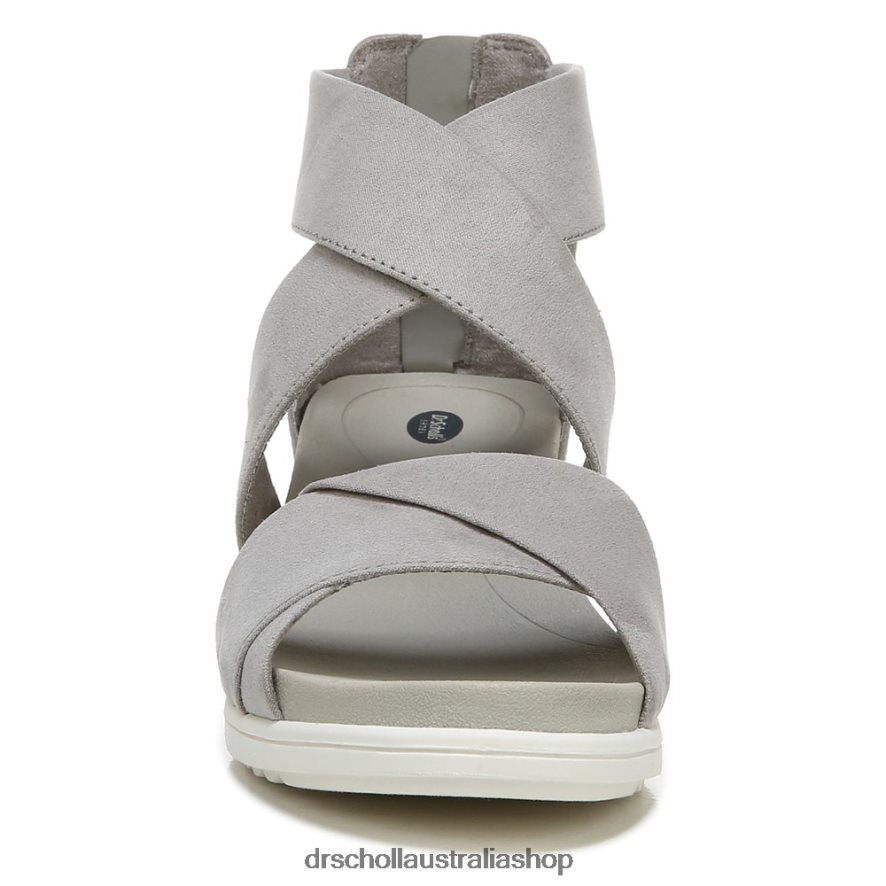 Golden Hour Gladiator Sandal Unisex Dr. Scholl\'s 4Z4JXV234 Soft Grey Microfiber