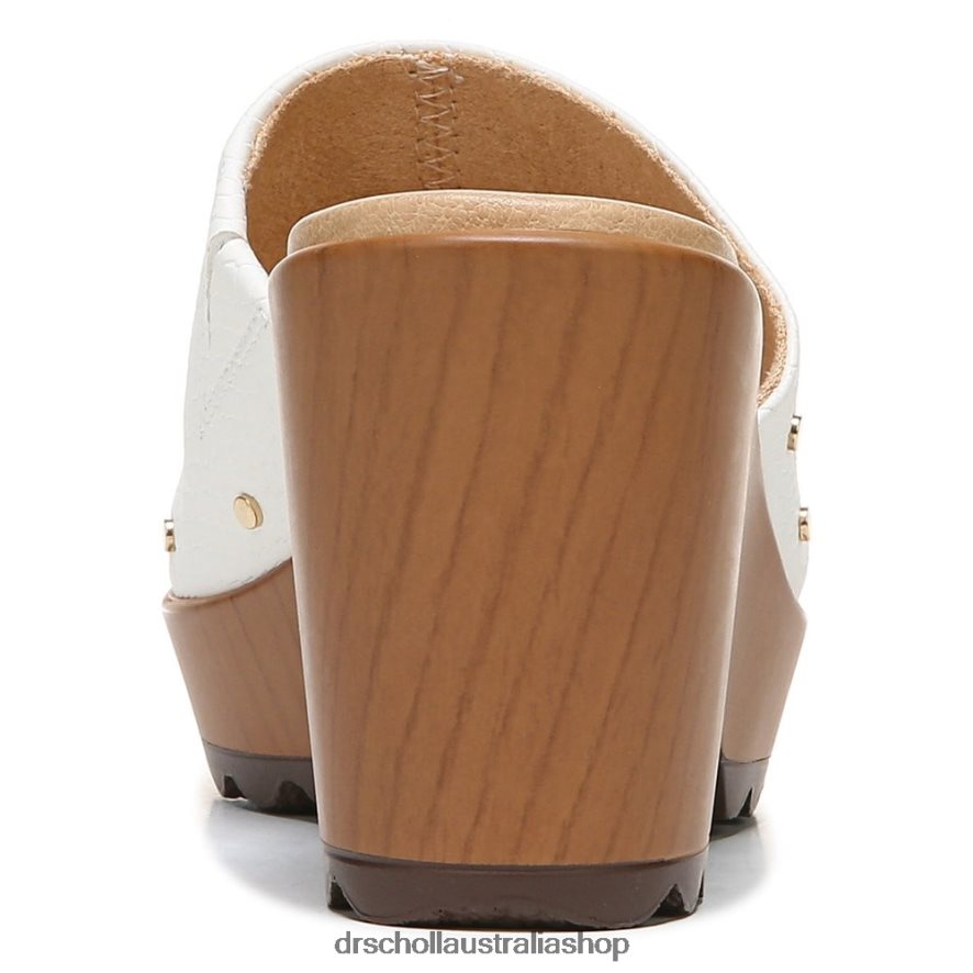 Wake Up Block Heel Sandal Unisex Dr. Scholl\'s 4Z4JXV184 White Snake Synthetic
