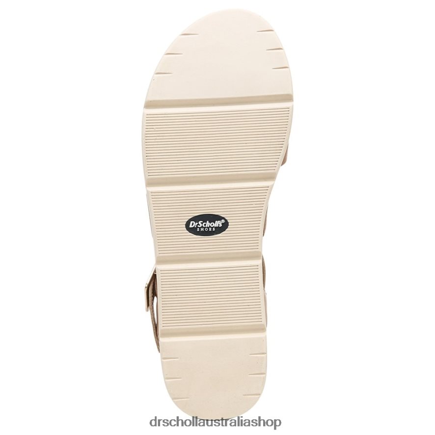 Once Twice Platform Wedge Sandal Unisex Dr. Scholl\'s 4Z4JXV195 Tawny Brown Synthetic