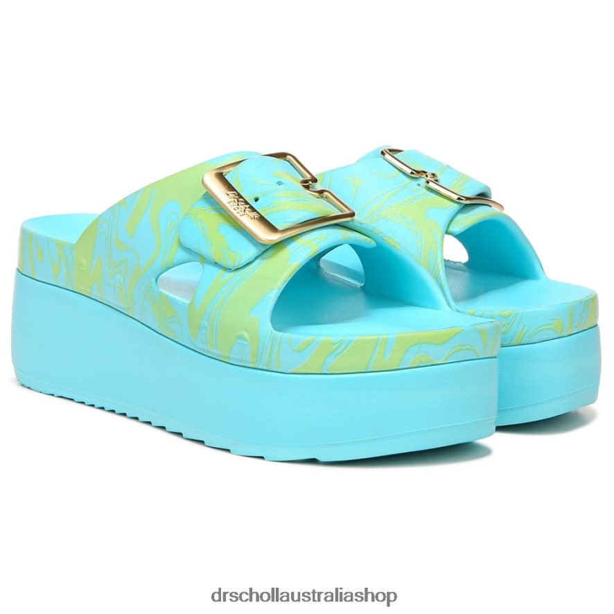 Original Goals Platform Sandal Unisex Dr. Scholl's 4Z4JXV174 Angel Blue EVA