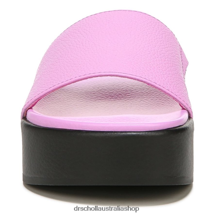 Pisces Max Platform Slide Sandal Unisex Dr. Scholl\'s 4Z4JXV200 Purple Leather