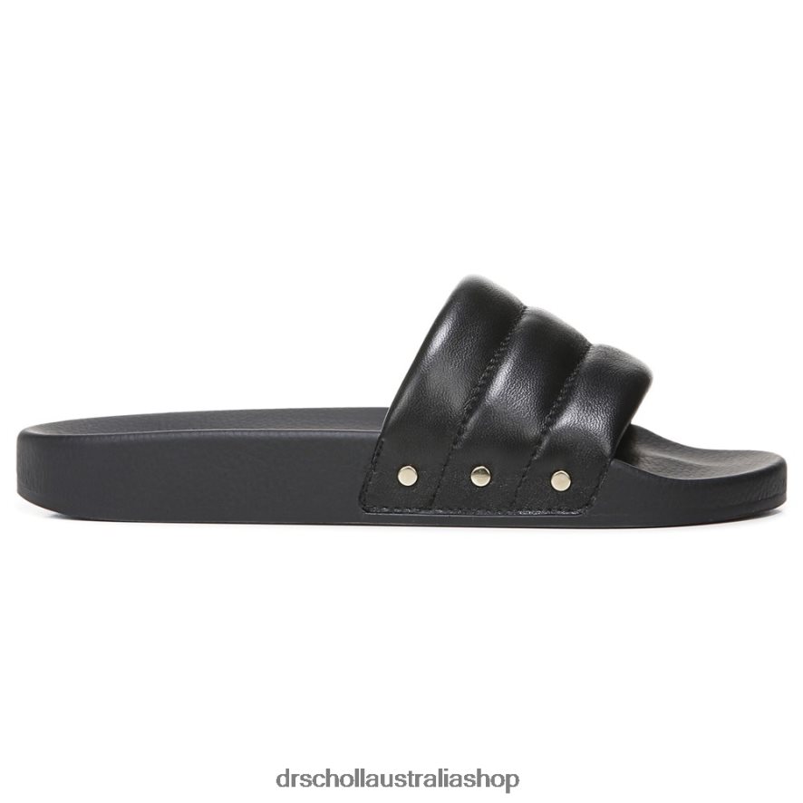 Pisces Chill Slide Sandal Unisex Dr. Scholl\'s 4Z4JXV209 Black Leather