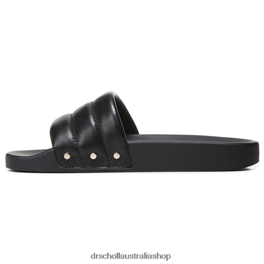 Pisces Chill Slide Sandal Unisex Dr. Scholl\'s 4Z4JXV209 Black Leather