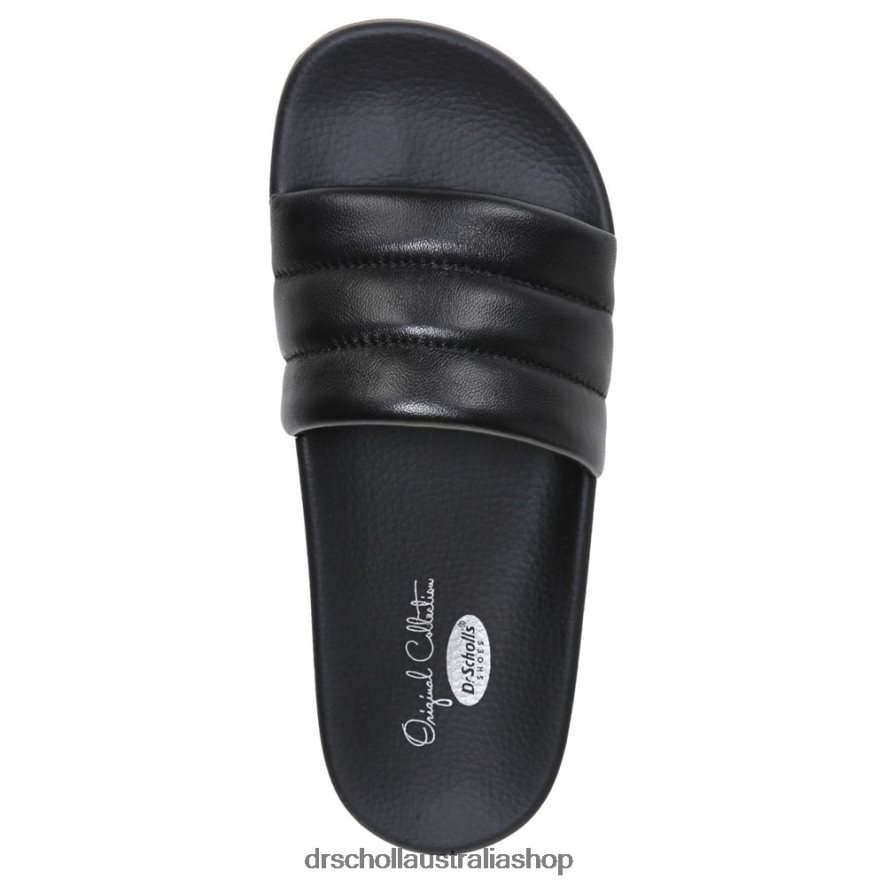 Pisces Chill Slide Sandal Unisex Dr. Scholl\'s 4Z4JXV209 Black Leather