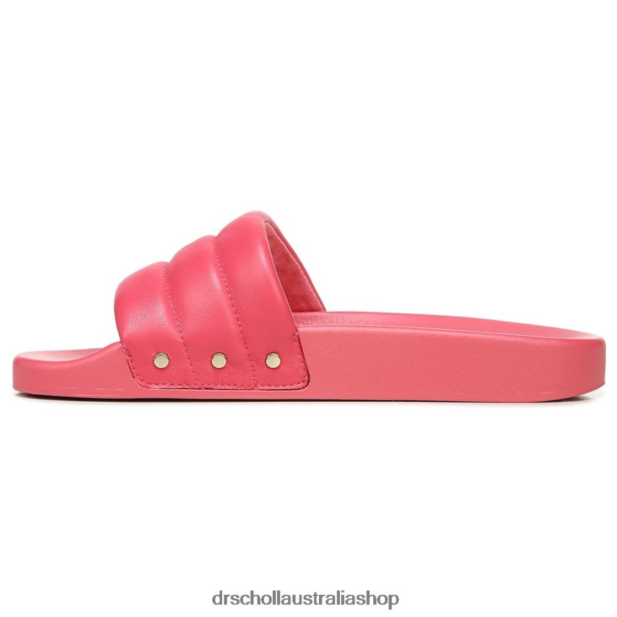 Pisces Chill Slide Sandal Unisex Dr. Scholl\'s 4Z4JXV212 Dark Pink Leather