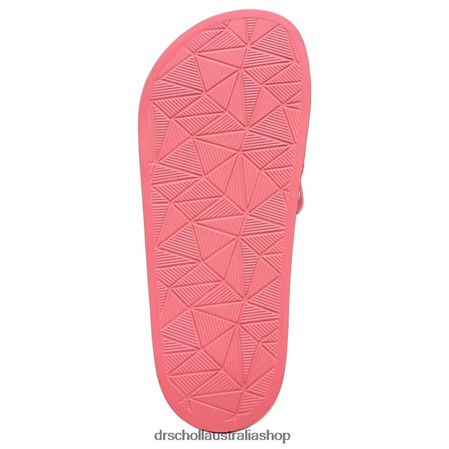 Pisces Chill Slide Sandal Unisex Dr. Scholl\'s 4Z4JXV212 Dark Pink Leather