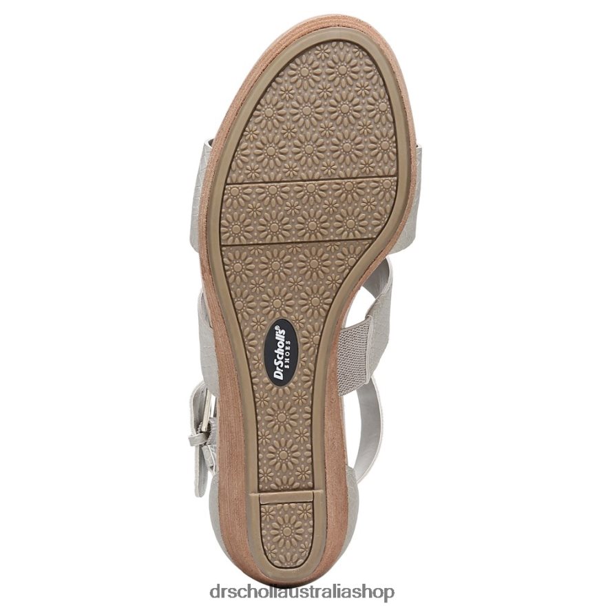 Barton Wedge Sandal Unisex Dr. Scholl\'s 4Z4JXV163 Grey Snake Print