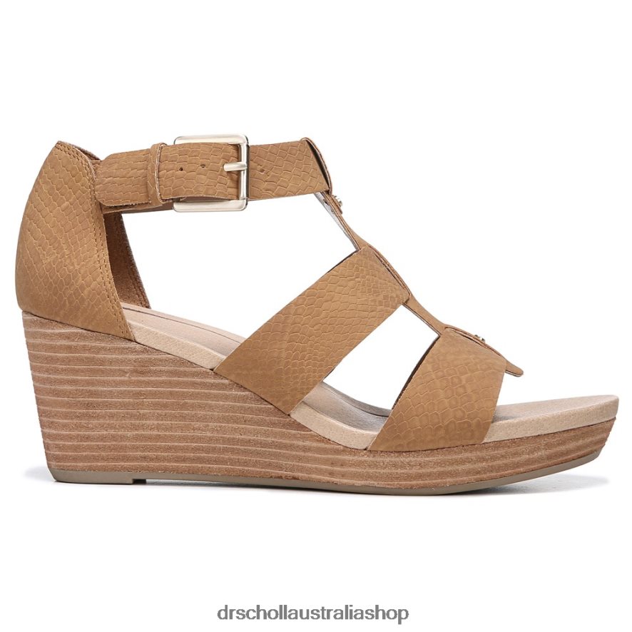 Barton Wedge Sandal Unisex Dr. Scholl\'s 4Z4JXV164 Saddle Snake Print