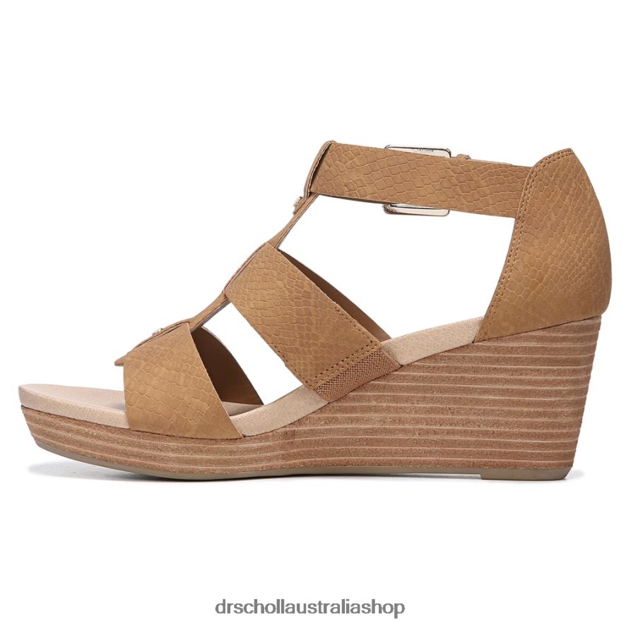 Barton Wedge Sandal Unisex Dr. Scholl\'s 4Z4JXV164 Saddle Snake Print