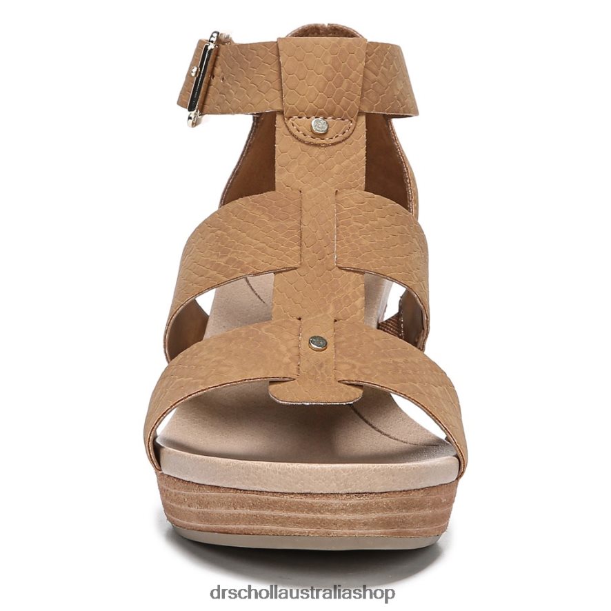 Barton Wedge Sandal Unisex Dr. Scholl\'s 4Z4JXV164 Saddle Snake Print