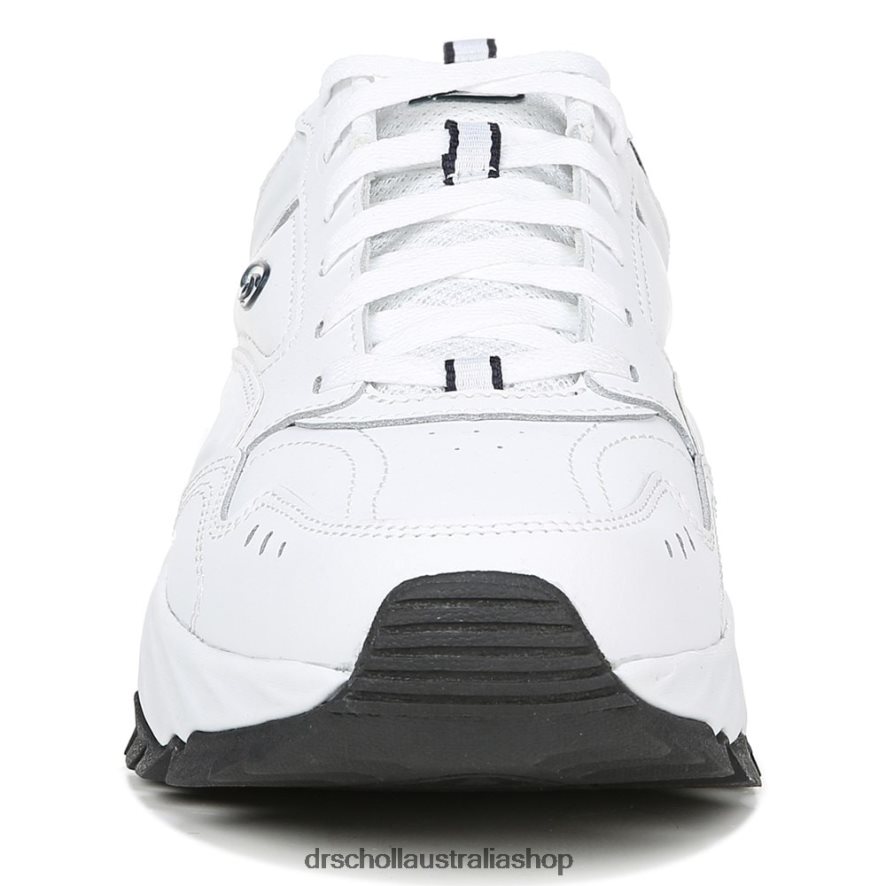 Sebastian Walking Shoe Unisex Dr. Scholl\'s 4Z4JXV303 White/Navy Leather