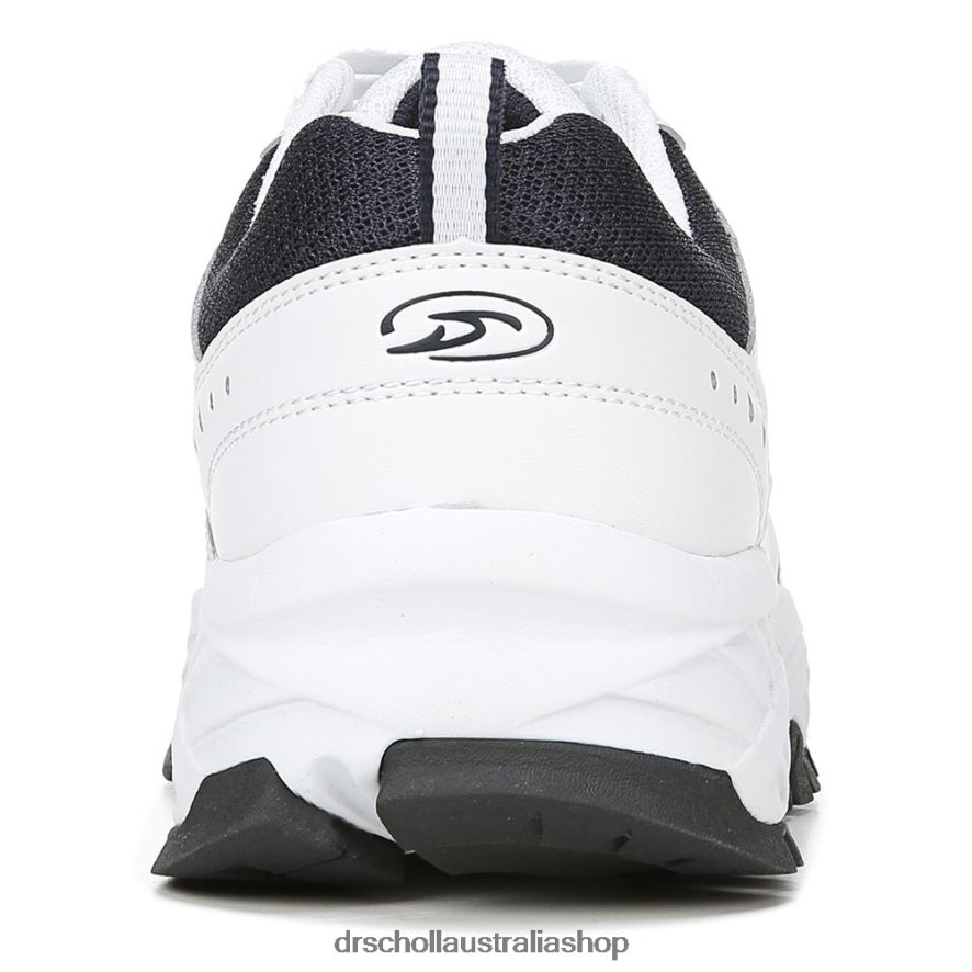 Sebastian Walking Shoe Unisex Dr. Scholl\'s 4Z4JXV303 White/Navy Leather