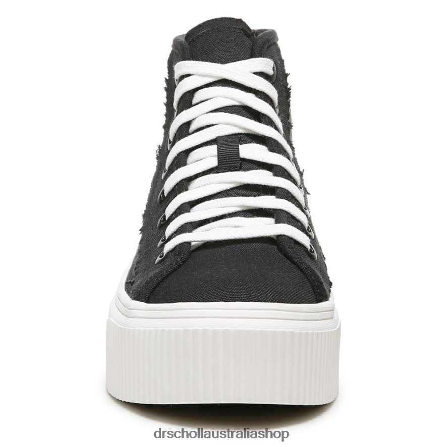 For Now Hi Top Platform Sneaker Unisex Dr. Scholl\'s 4Z4JXV225 Black Fabric
