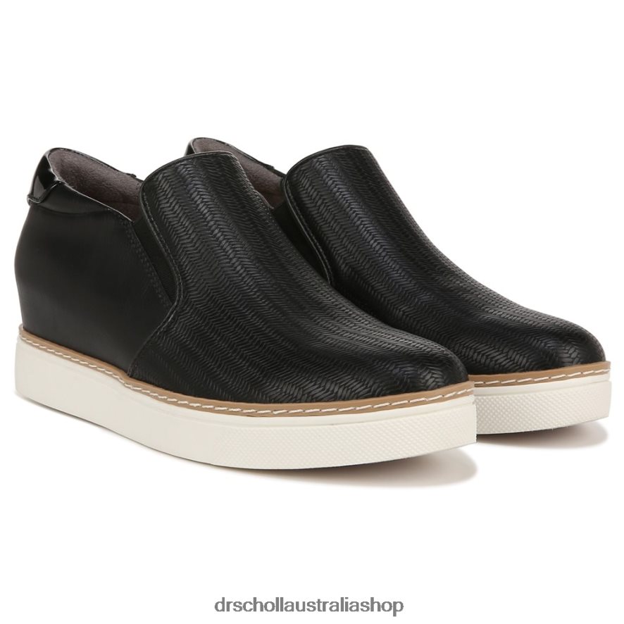 If Only Wedge Sneaker Unisex Dr. Scholl's 4Z4JXV57 Black Synthetic