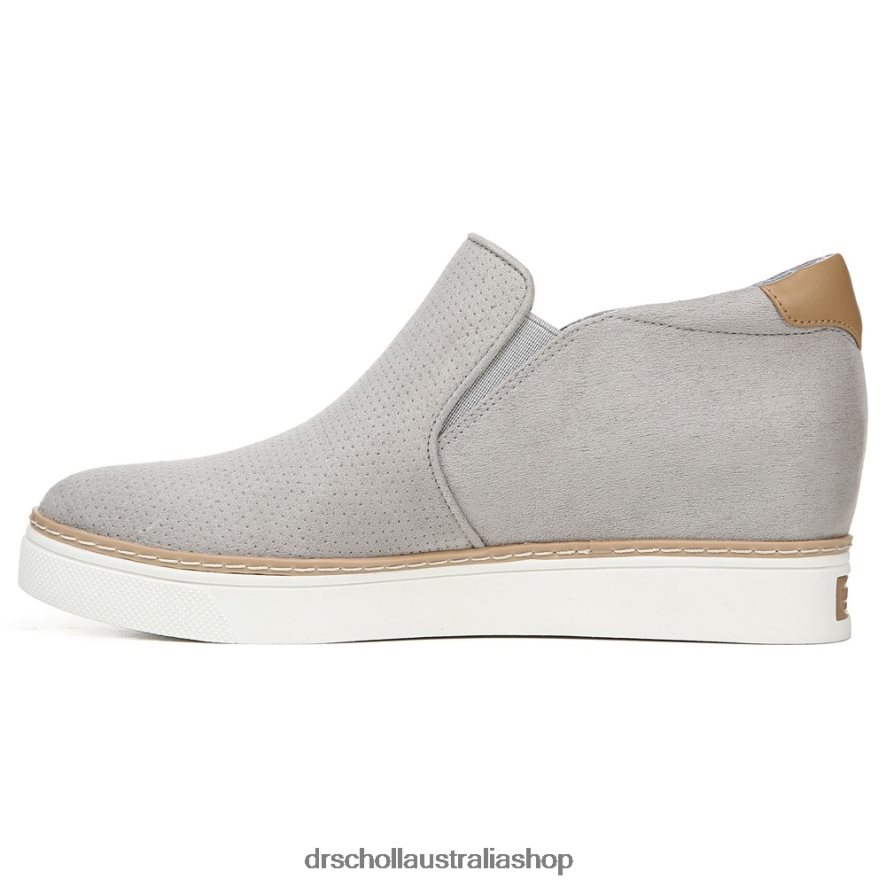 If Only Wedge Sneaker Unisex Dr. Scholl\'s 4Z4JXV59 Soft Grey Microfiber Perf