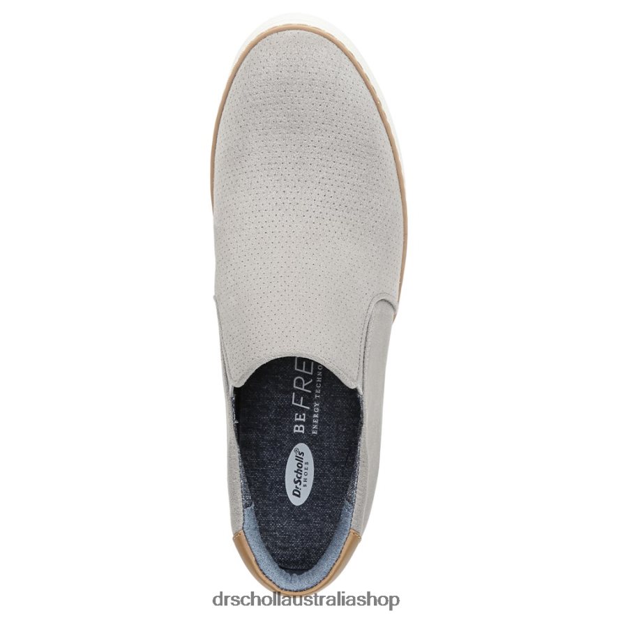 If Only Wedge Sneaker Unisex Dr. Scholl\'s 4Z4JXV59 Soft Grey Microfiber Perf