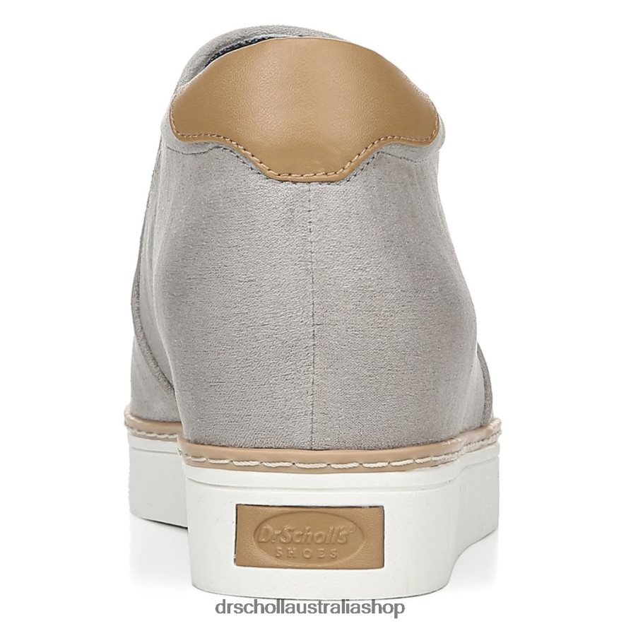 If Only Wedge Sneaker Unisex Dr. Scholl\'s 4Z4JXV59 Soft Grey Microfiber Perf