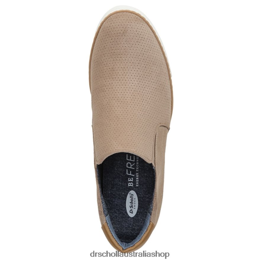If Only Wedge Sneaker Unisex Dr. Scholl\'s 4Z4JXV60 Toasted Taupe Microfiber Perf
