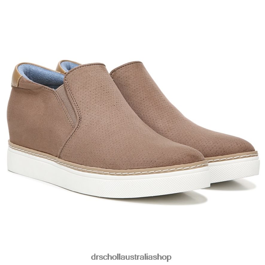 If Only Wedge Sneaker Unisex Dr. Scholl's 4Z4JXV61 Cocoa Brown Fabric